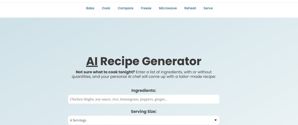 Recipes By AI