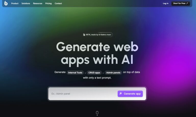 AI App Generator | UI Bakery