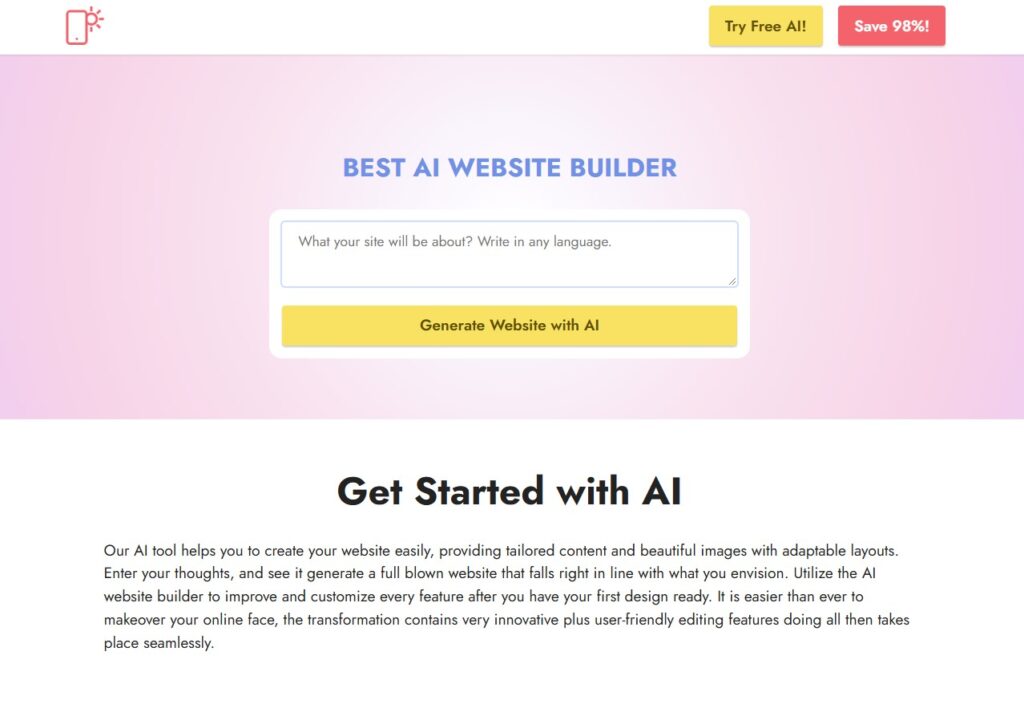 Mobirise AI Website Builder