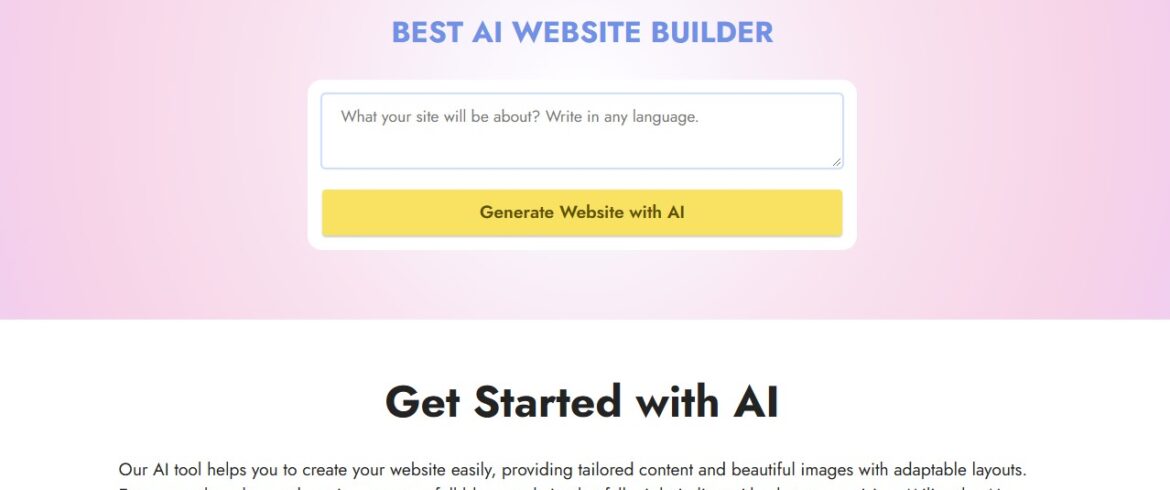 Mobirise AI Website Builder