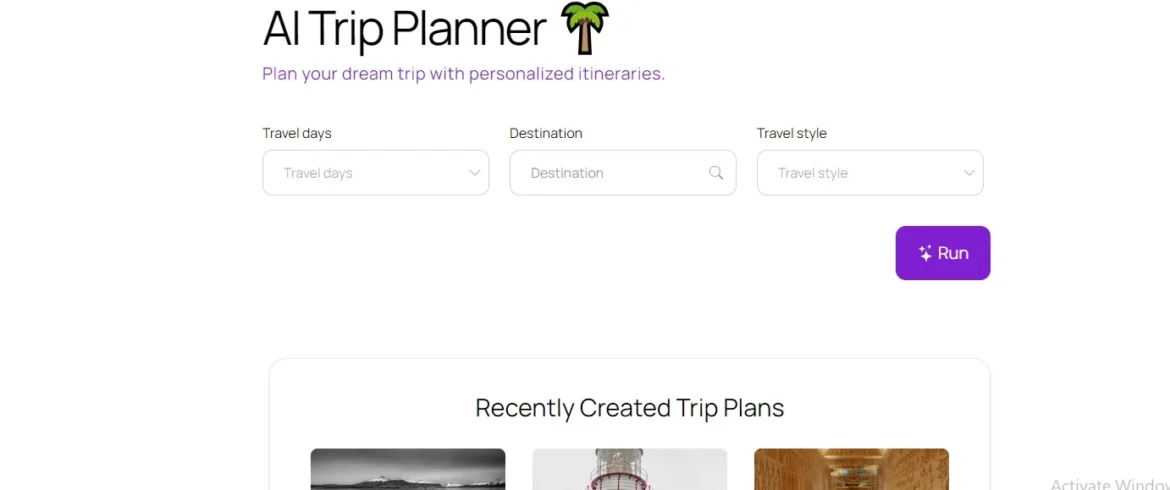 AI Trip Planner