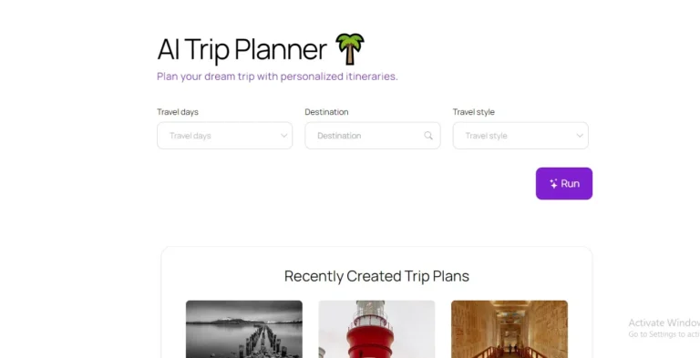 AI Trip Planner