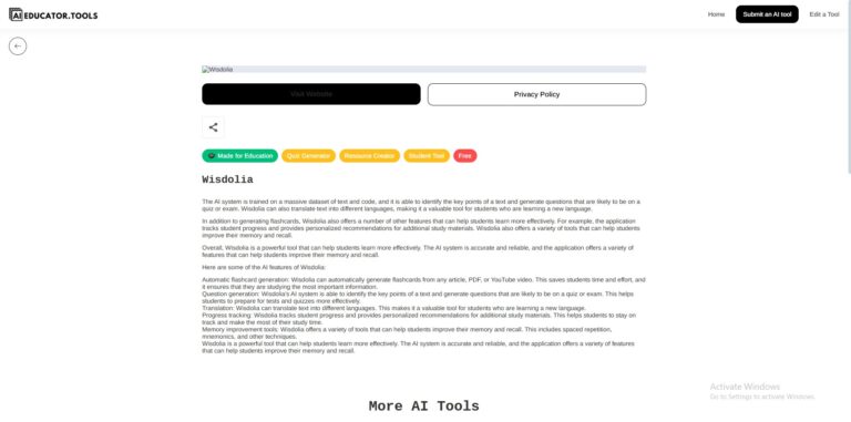 Wisdolia AI