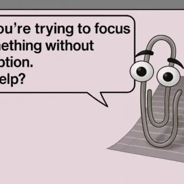 Microsoft Clippy: Great Assistant to Shape User POV