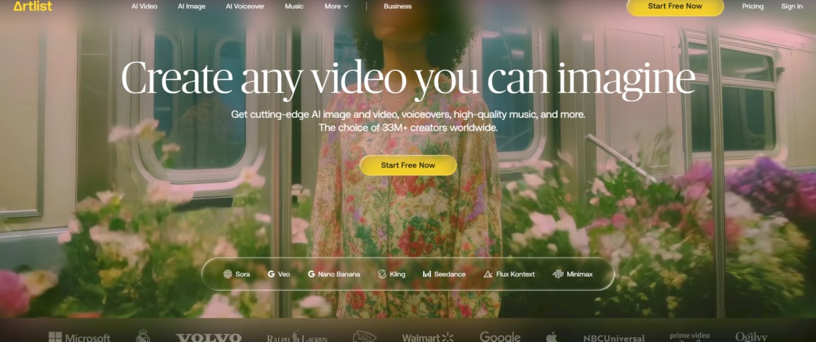 Artlist: Great for Content Creators and Agencies