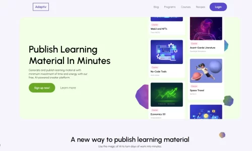 Adaptiv Creator Platform