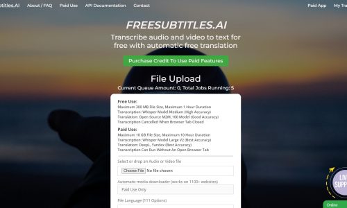 Free Subtitles AI