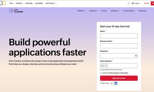 Zoho Creator