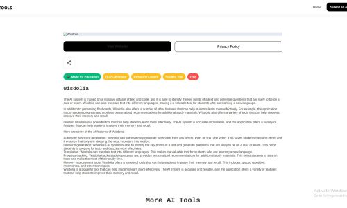 Wisdolia AI