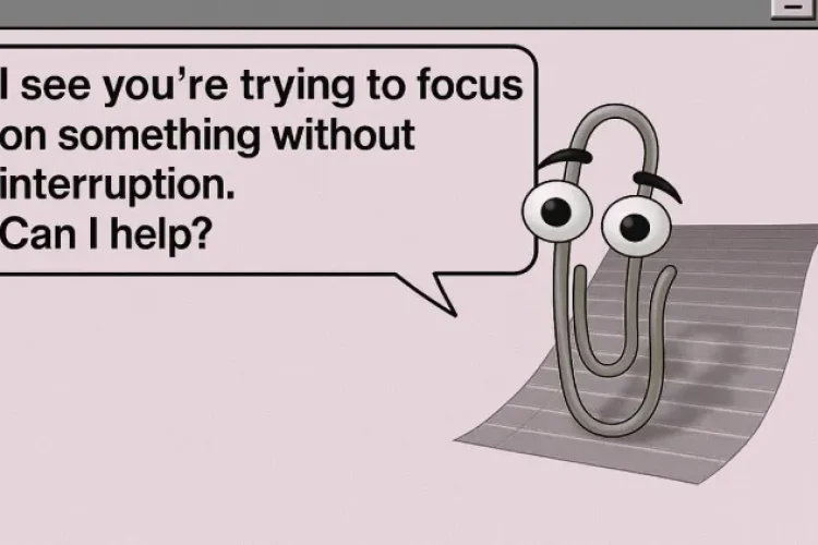 Microsoft Clippy: Great Assistant to Shape User POV